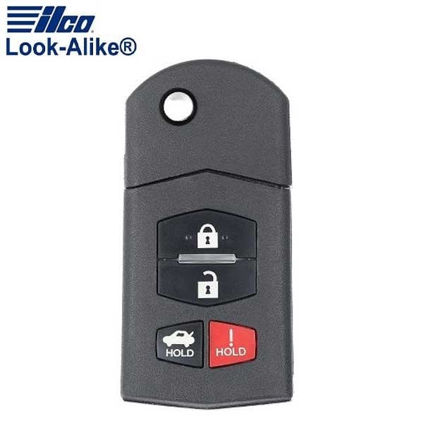 LAL FLIP-MAZ-4B2 Mazda 4 Button Flip Key (KPU41788)